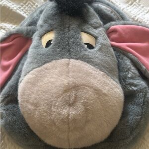Plush Eeyore Kids Toy - Gray and Pink